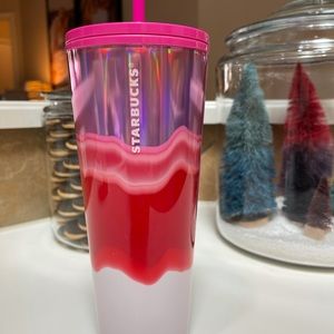 Pink Geode Starbucks 24 oz. Tumbler